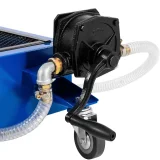 Cărucior de scurgere a uleiului montat pe podea, cu pompă manuală, 20 l/min, 65 l 3