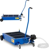 Cărucior de scurgere a uleiului montat pe podea, cu pompă manuală, 20 l/min, 65 l