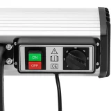 Műhelyi infravörös fűtőberendezés, karosszériafestő kabin lámpa, 30–100 °C, 1000 W 5