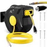 Furtun pneumatic de presiune înfășurat pe o rolă automată, 18 bari, 20 m + 3 m