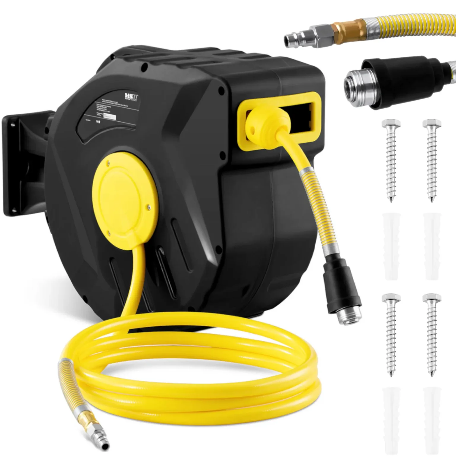 Furtun pneumatic de presiune înfășurat pe o rolă automată, 18 bari, 20 m + 3 m Furtun pneumatic de presiune înfășurat pe o rolă automată, 18 bari, 20 m + 3 m