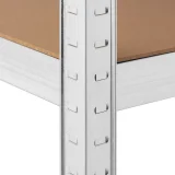 Kovový regál, 5 políc, nosnosť 750 kg, 100 x 60 x 200 cm, sivý 3