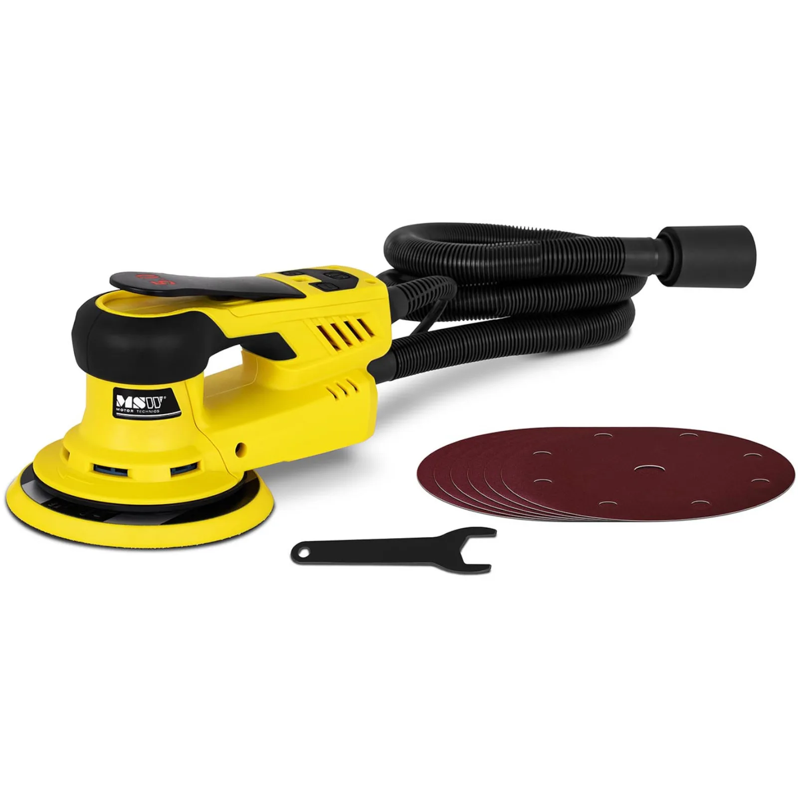 150 mm-es, 350 W-os excenteres csiszoló/polírozó