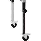 Masă transportoare cu role pliabilă, 9 role, până la 130 kg, 145 x 59 x 96 cm 3