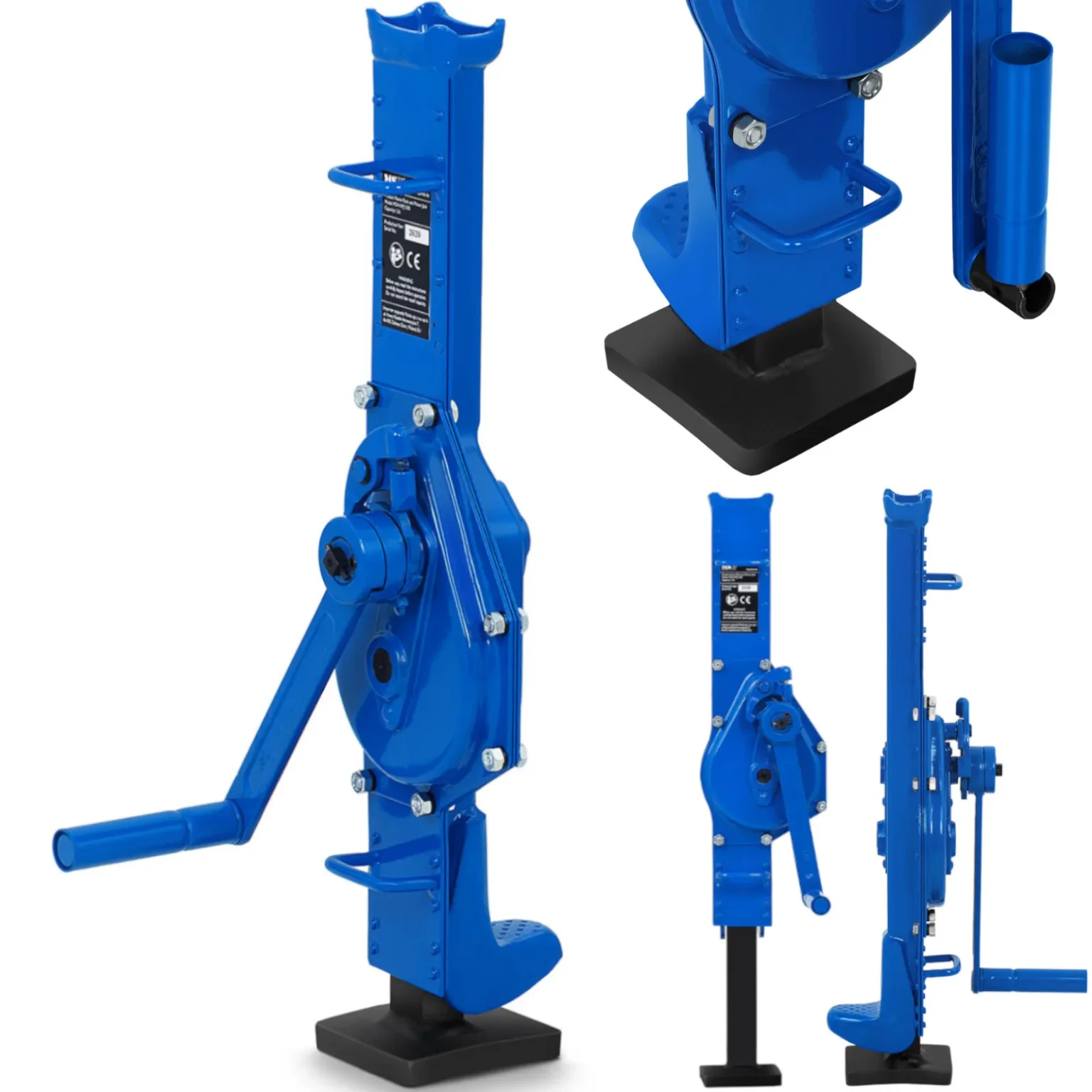 Troliu mecanic cu manivelă pentru cale ferată, până la 895 mm, 1,5 t Troliu mecanic cu manivelă pentru cale ferată, până la 895 mm, 1,5 t