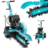 Láncos kotrógép kábelek és csövek számára, 600 mm, 15 LE, 3,6 l