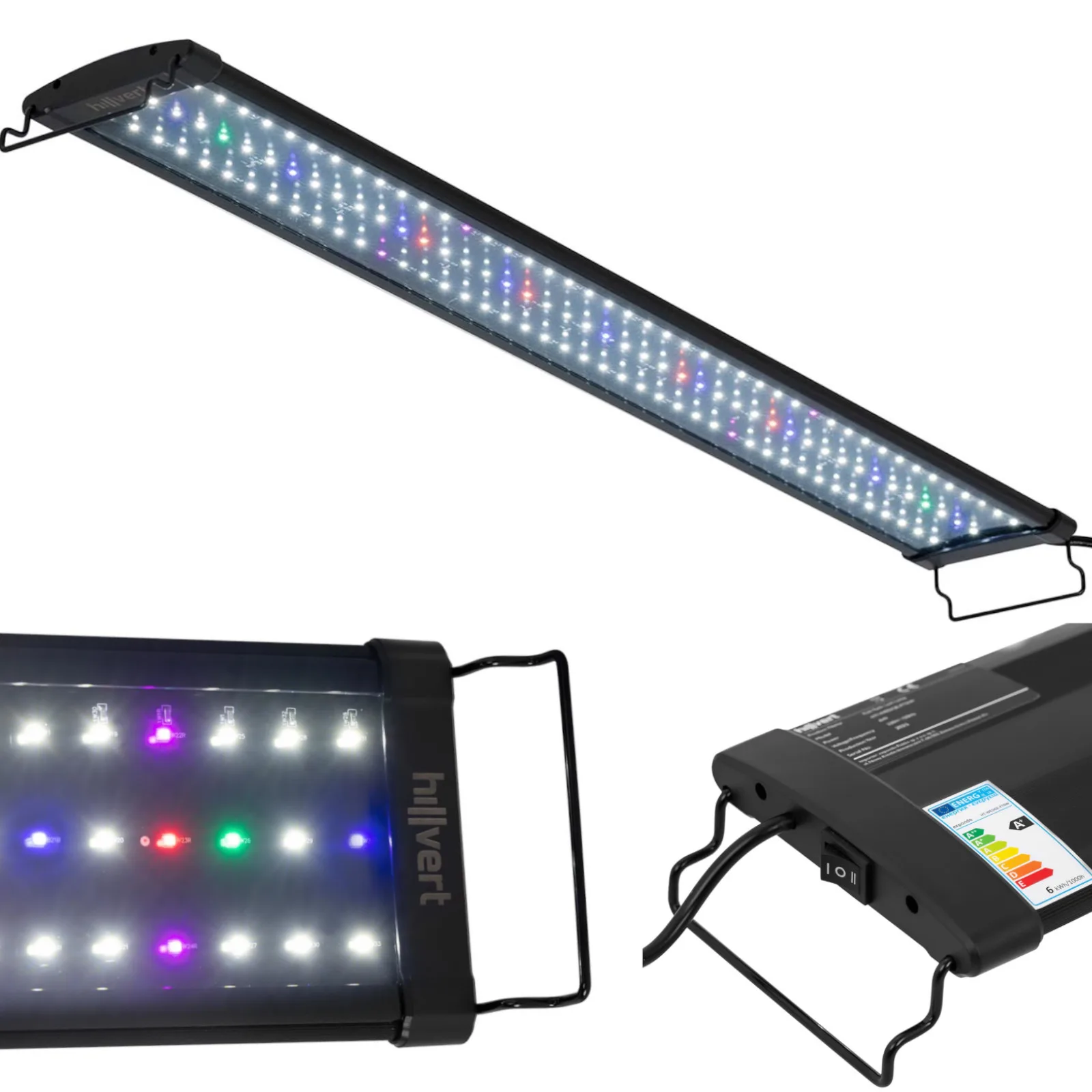 Teljes spektrumú LED akváriumi növénynevelő lámpa, 129 LED, 87 cm, 25 W