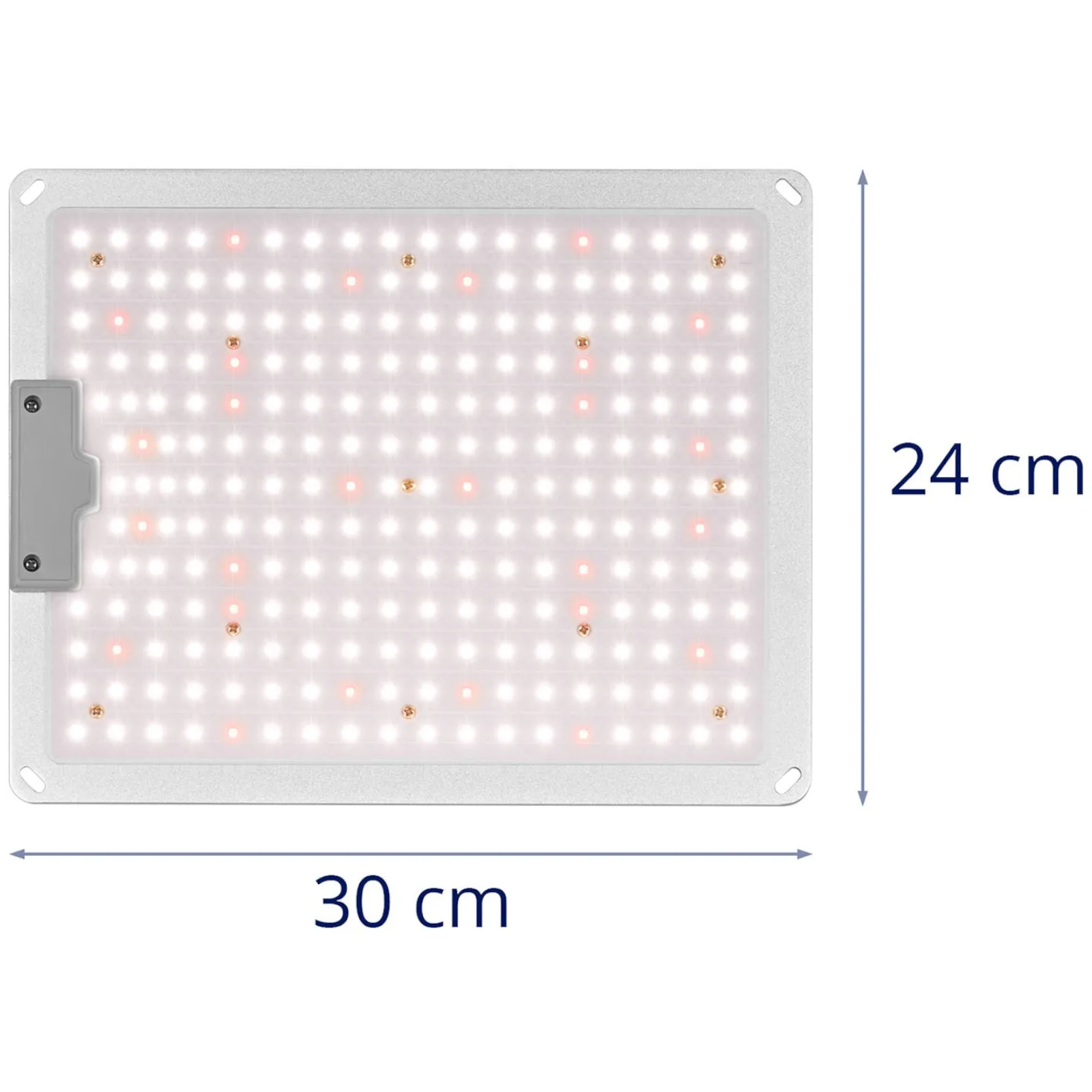 Teljes spektrumú növénynevelő lámpa 30 x 24 cm 234 LED 110 W ezüst 10