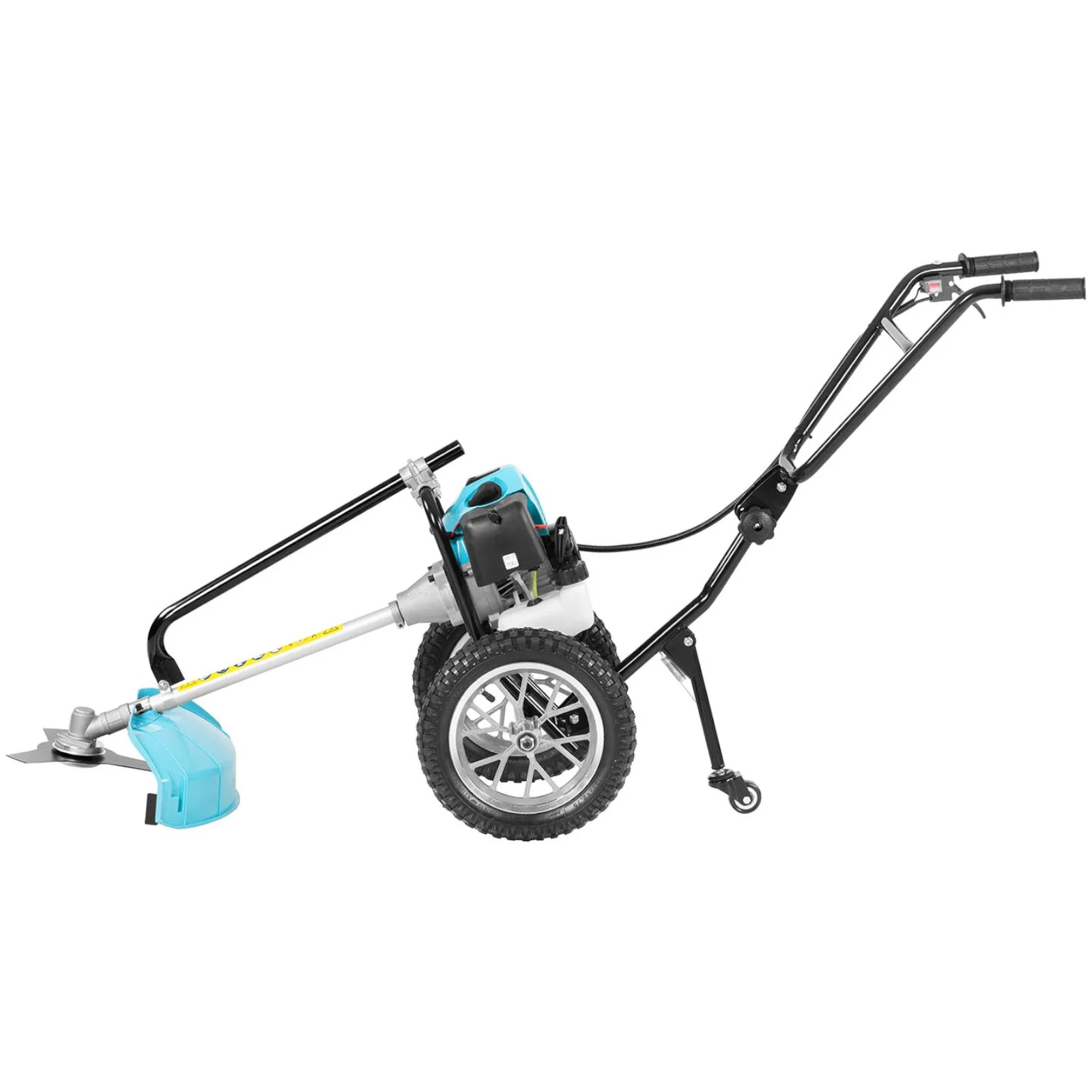 Gázüzemű, kerekes fűnyíró és trimmer, 1,63 kW, 8120 fordulat/perc 8