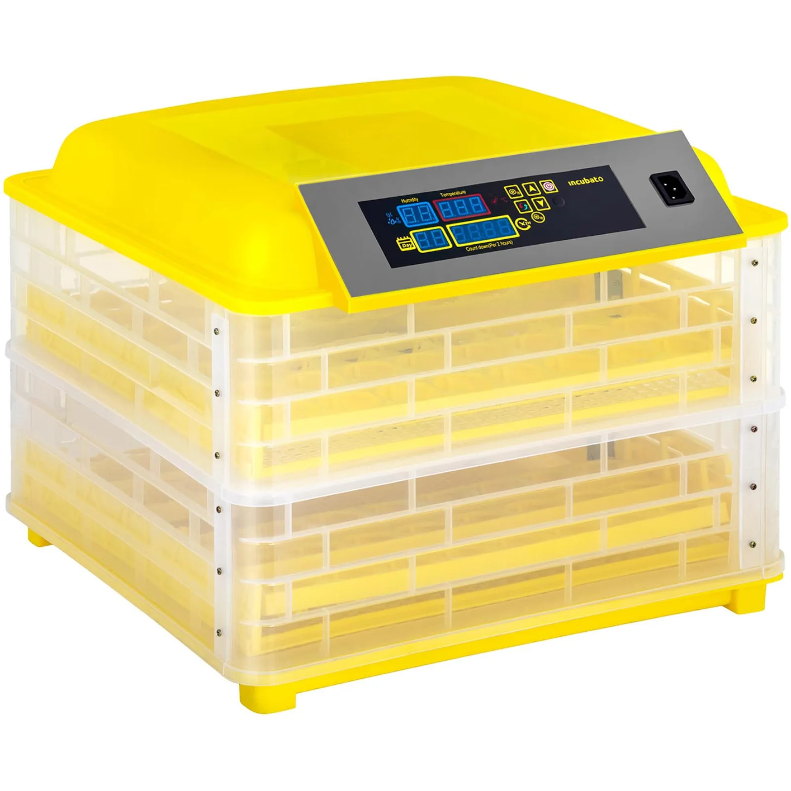 Keltető és kikelőgép akár 112 csirke tojáshoz, 120 W + tojásmegfigyelő 6