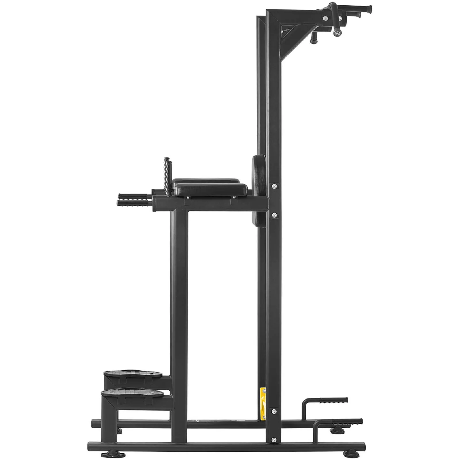 Stationary multi-function pull-up bar for pull-ups and dips 4