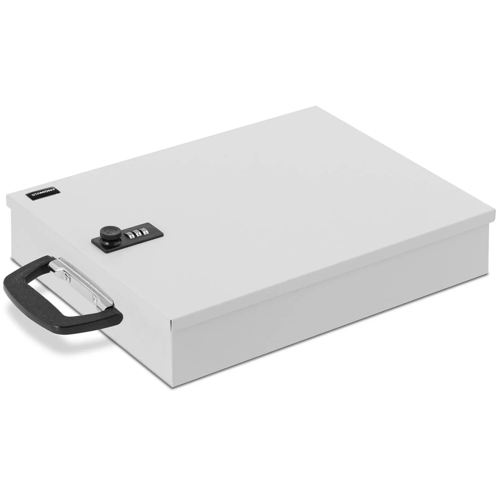 Fém dokumentumszéf kombinációs zárral 355 x 255 x 70 mm DIN A6