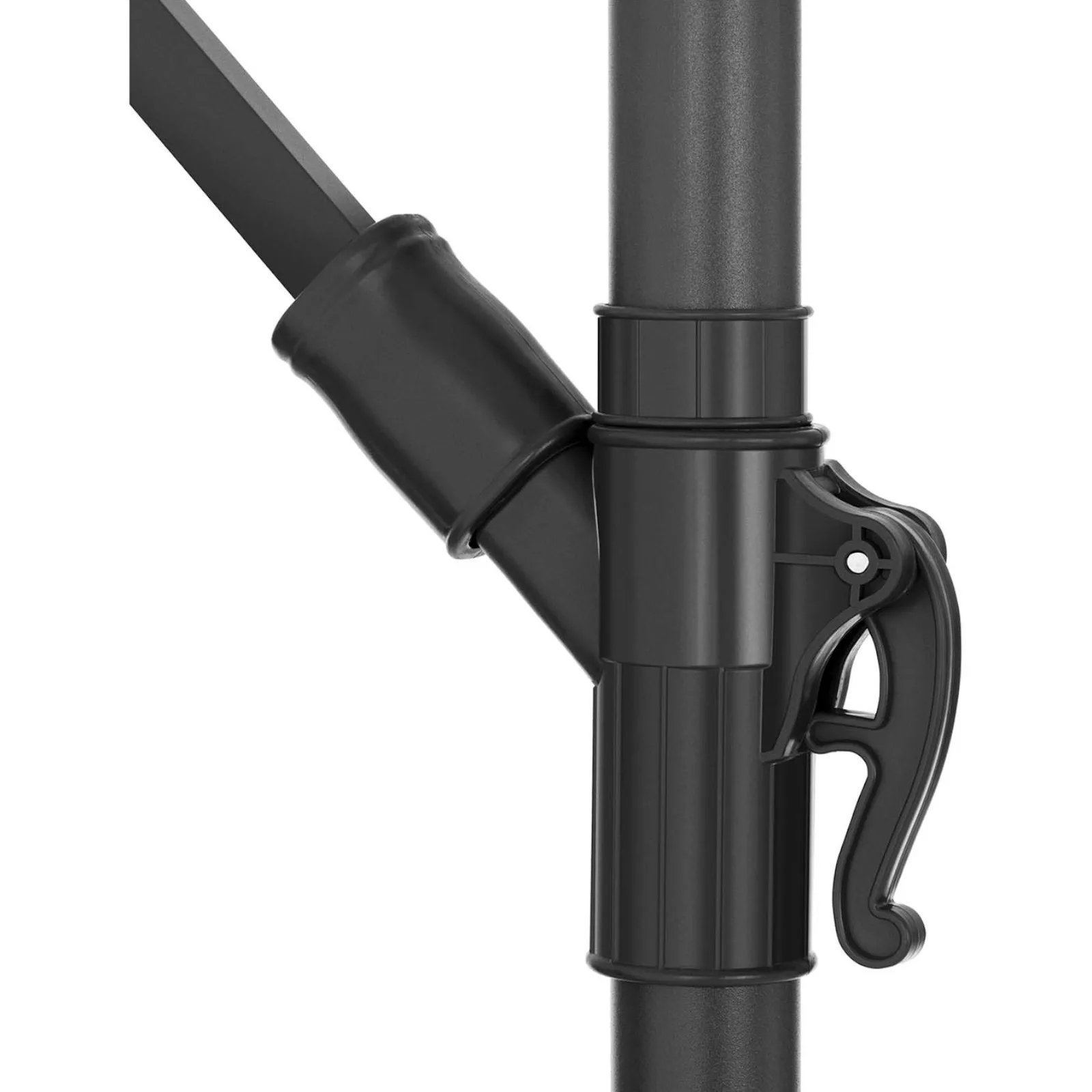 Kerek, dönthető kerti napernyő, 300 cm átmérőjű, kék 9