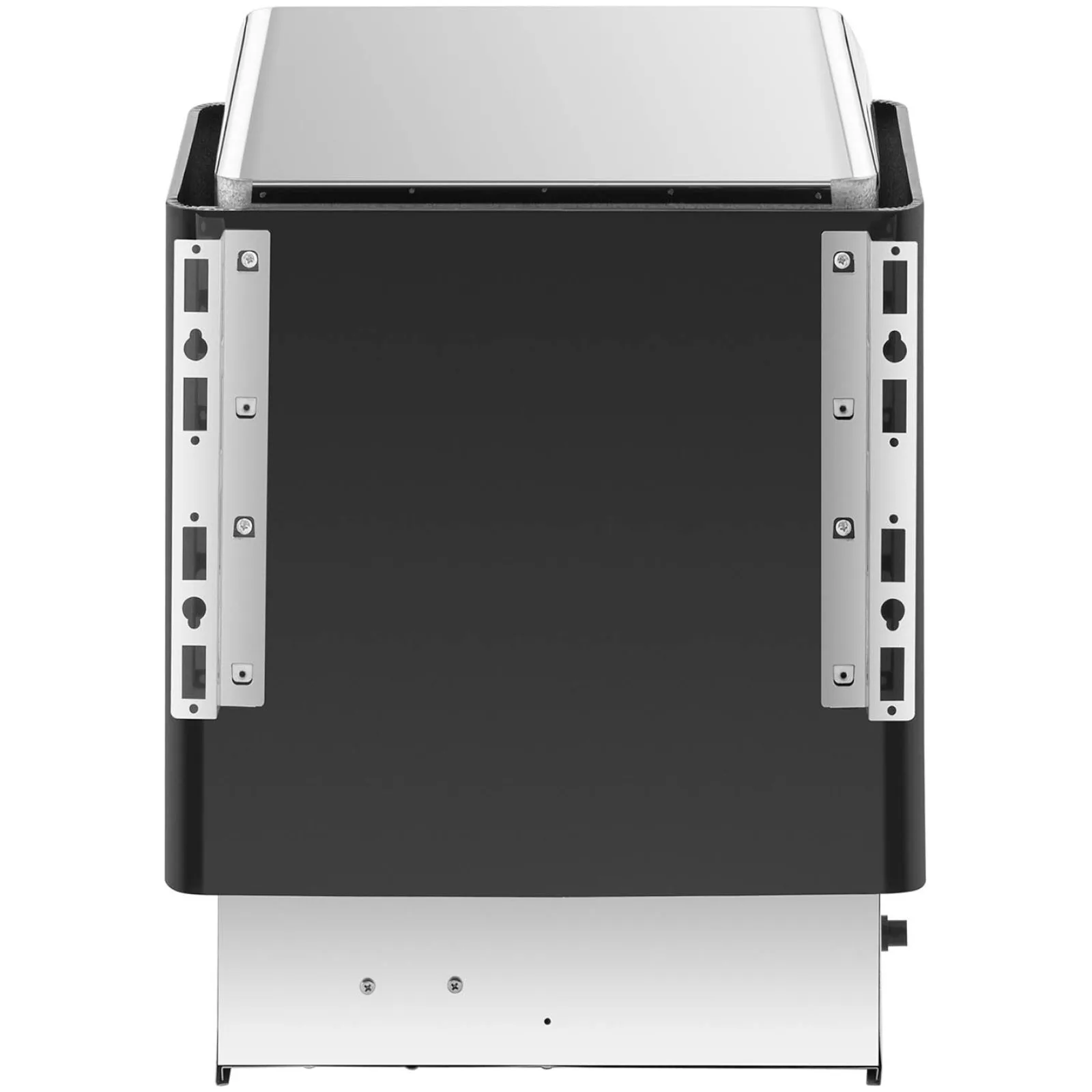 Încălzitor electric pentru saună cu comandă încorporată, 3-6 m³ până la 110 °C, 400 V, 4,5 kW, argintiu-negru 8
