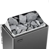 Încălzitor electric pentru saună 5-9 m³ până la 110 °C 400 V 6 kW negru și argintiu 3