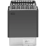 Elektromos szaunafűtő 8–12 m³, 110 °C-ig, 400 V, 8 kW, fekete és ezüst 6