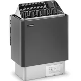Încălzitor electric pentru saună 9-13 m³ până la 110 °C 400 V 9 kW negru și argintiu 2