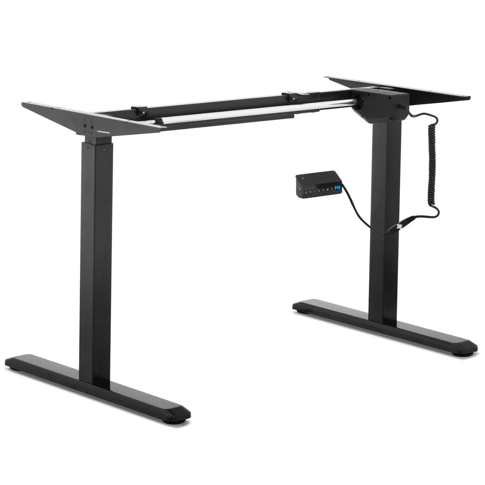 Asztalkeret elektromos magasságállítással 73–123 cm, max. 80 kg, FEKETE