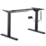 Asztalkeret elektromos magasságállítással 73–123 cm, max. 80 kg, FEKETE 2