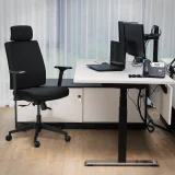 Ergonomska rotirajuća uredska stolica s naslonom za glavu, max. 200 kg 5