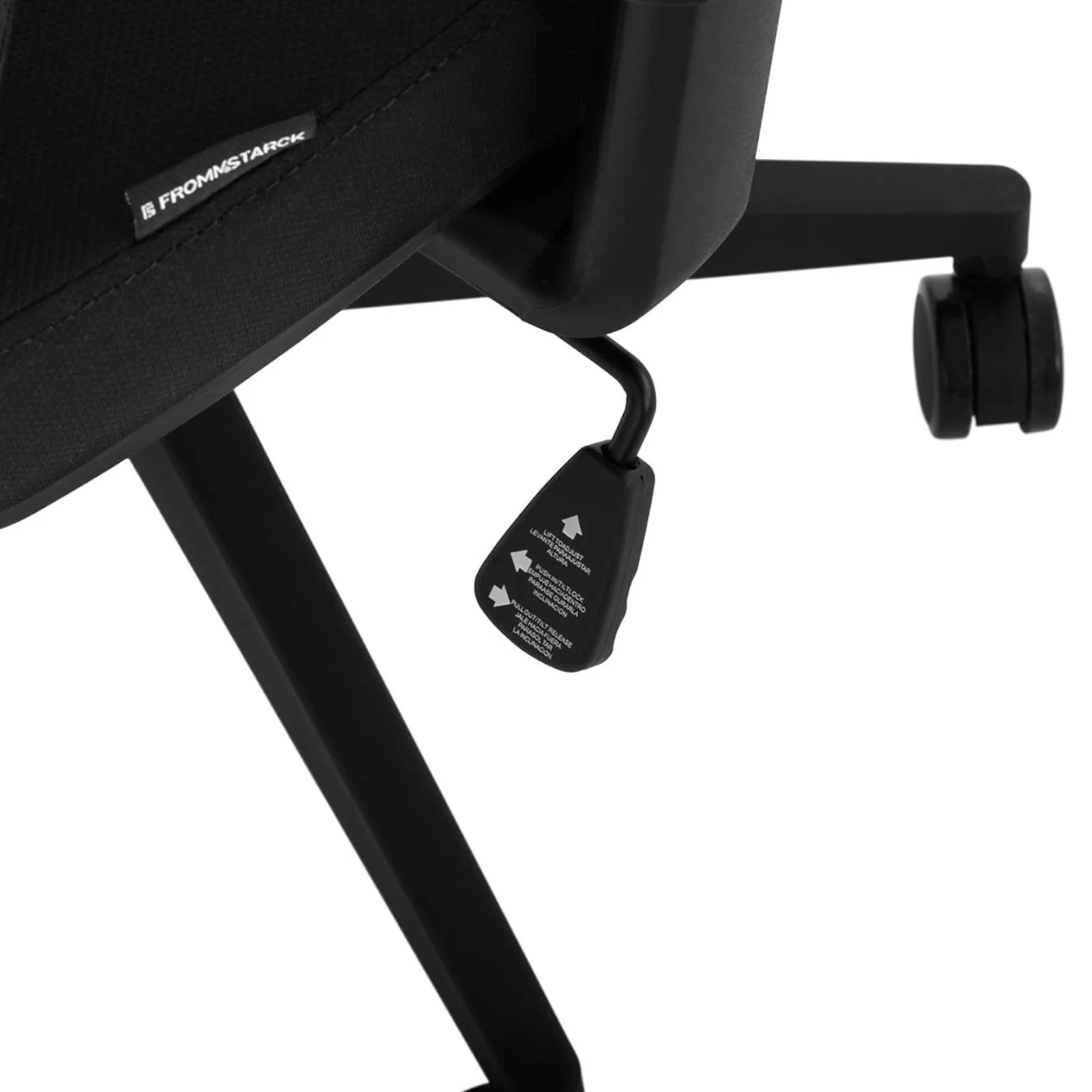 Ergonomska uredska stolica s mrežastim naslonom i lumbalnom potporom, max. 150 kg 4