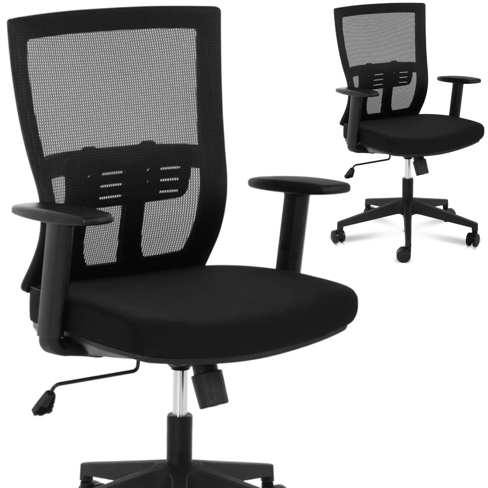 Ergonómikus irodai szék hálós háttámlával és deréktámasztékkal, max. 150 kg