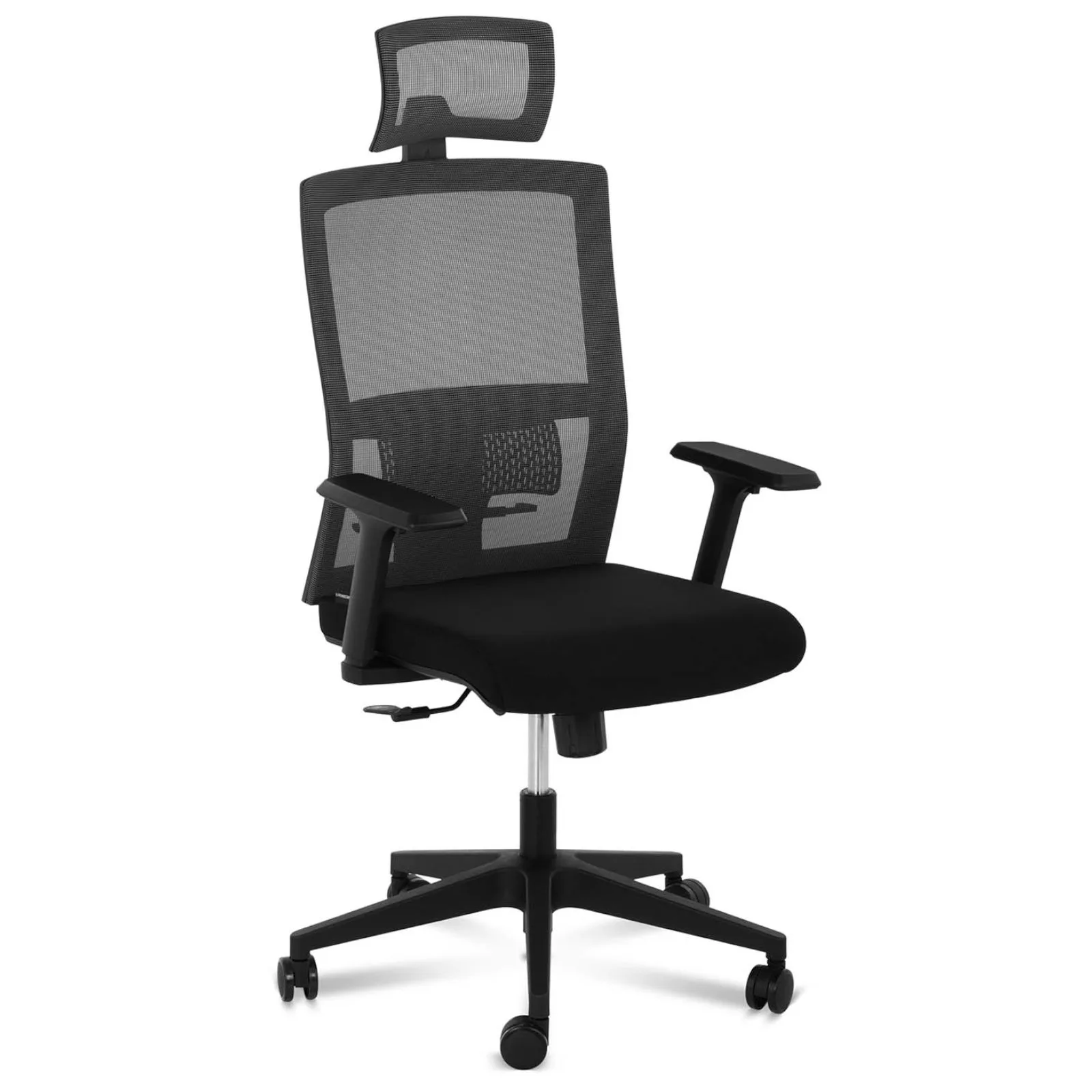 Ergonómikus hálós irodai szék deréktámasztékkal és fejtámlával, max. 150 kg
