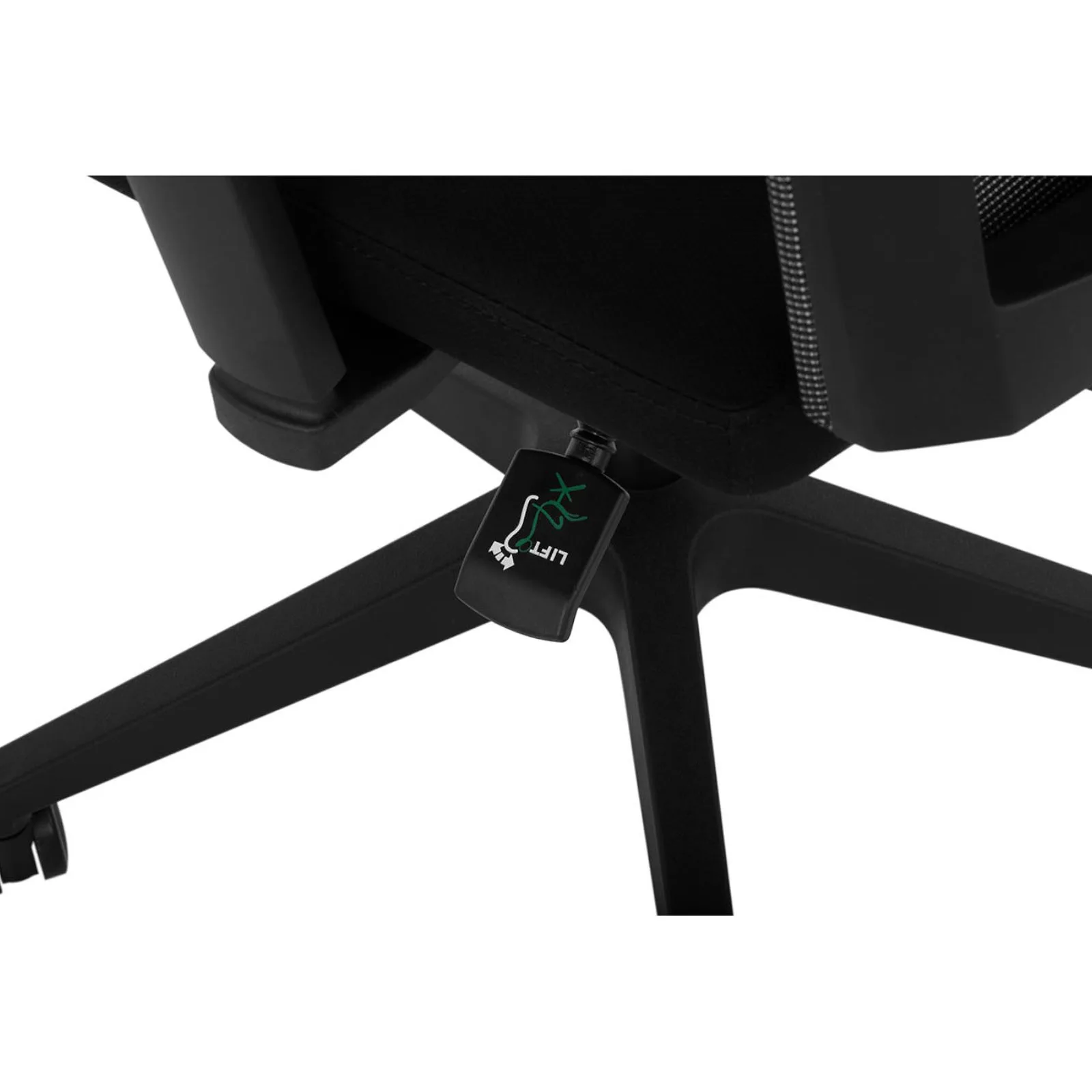 Ergonomska mrežasta uredska stolica s lumbalnom potporom i naslonom za glavu, max. 150 kg 4