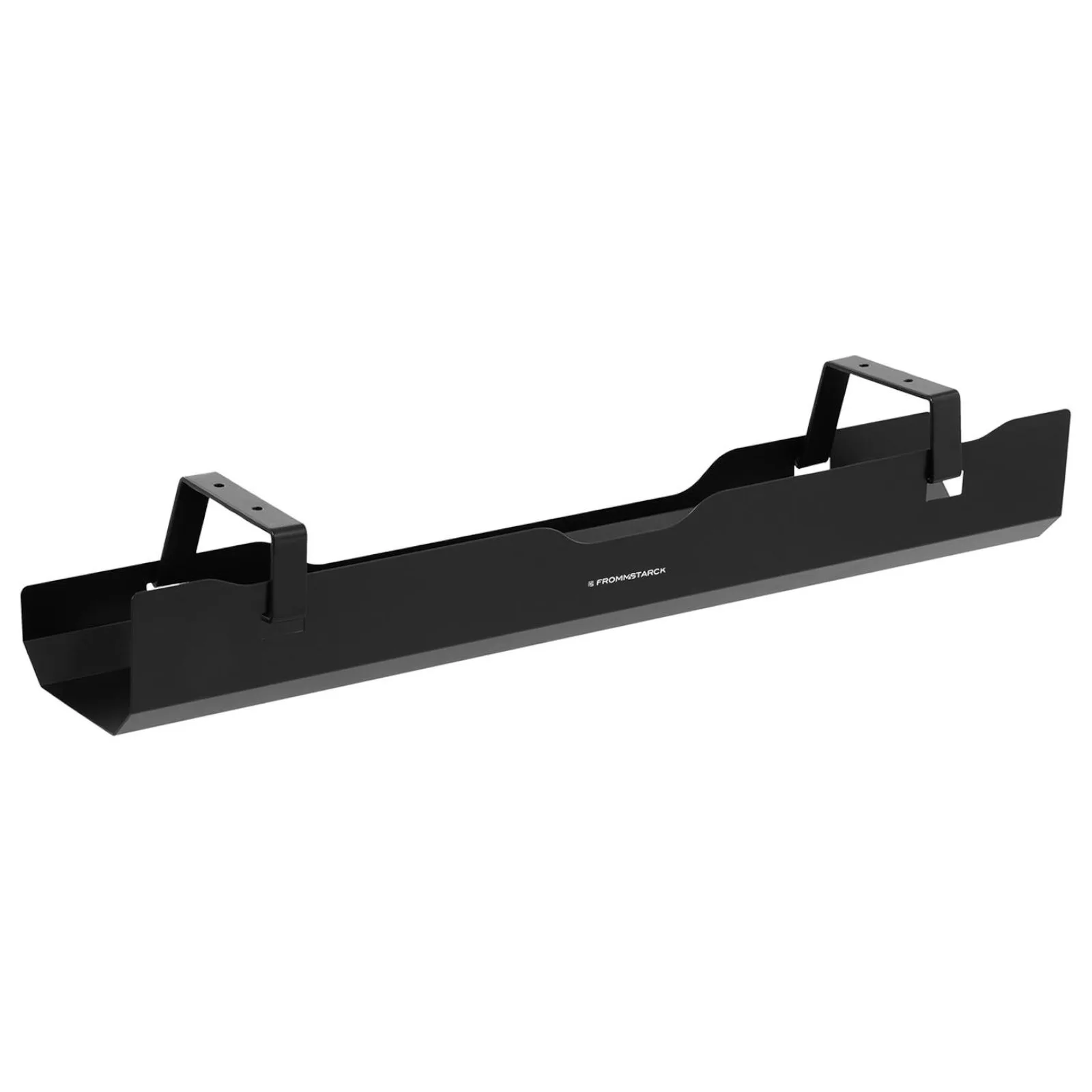 Asztal alatti kábelrendező polc 600x135x108 mm FEKETE
