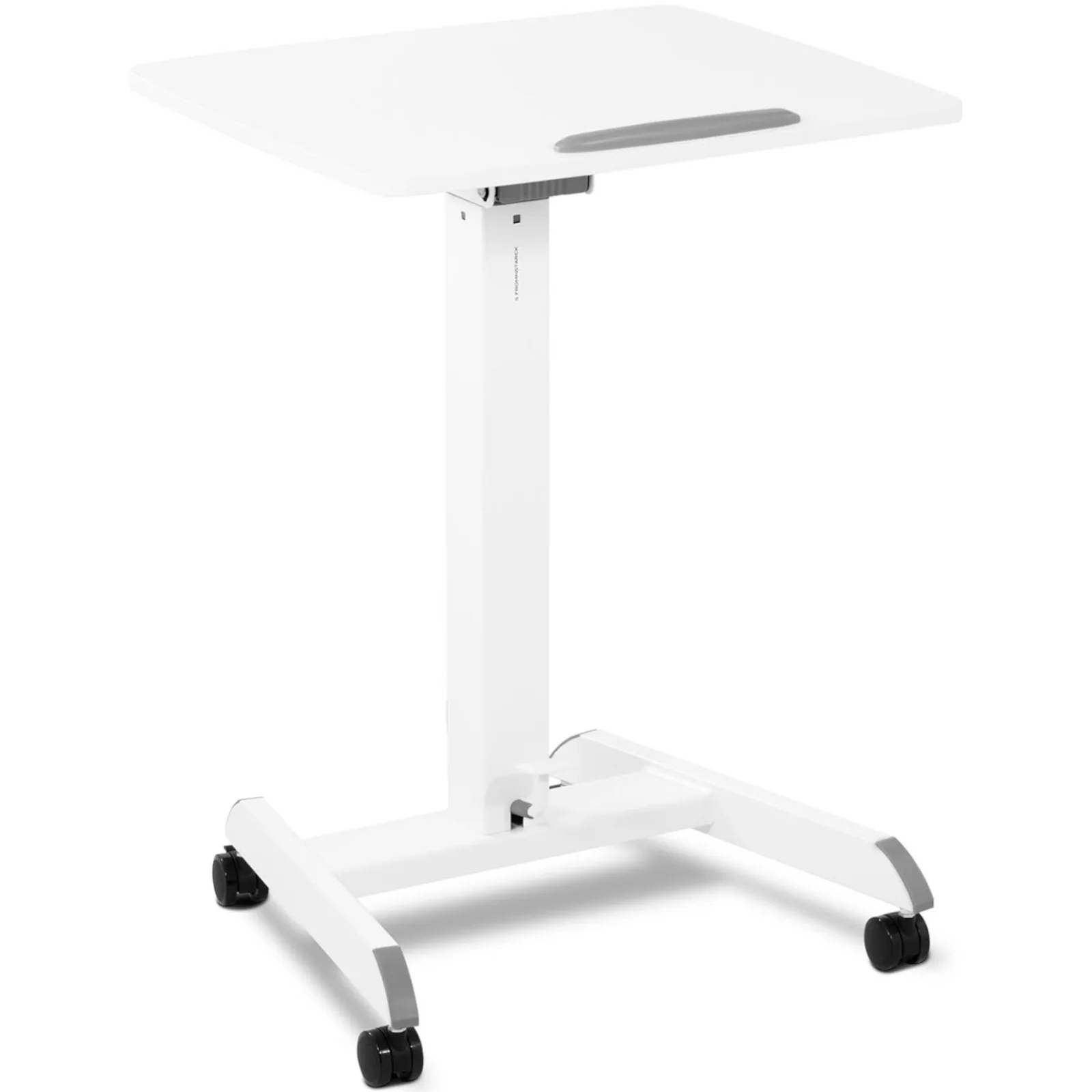 Dönthető, állítható laptopállvány kerekekkel, 60 x 52 cm, 760–1130 mm