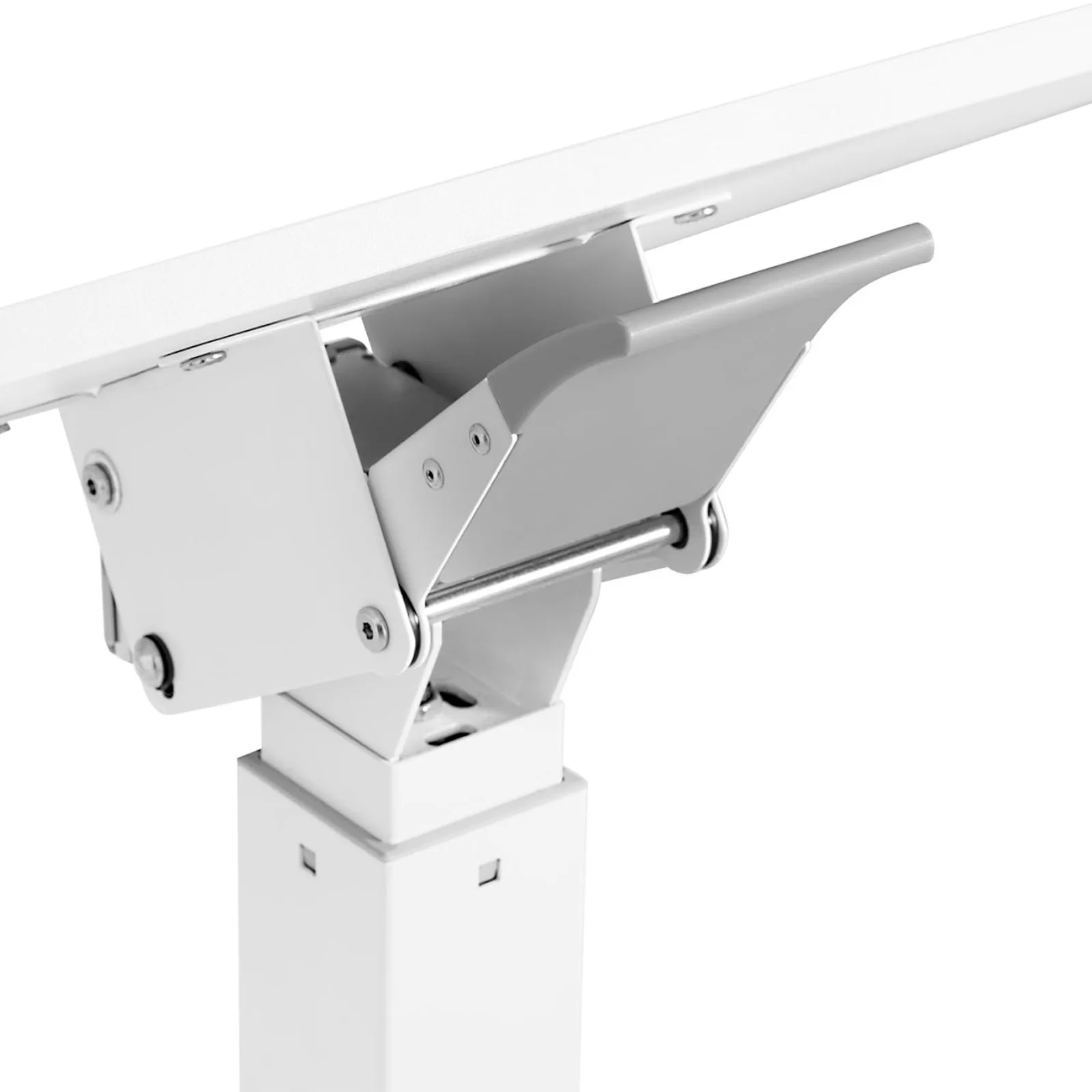 Suport pentru laptop înclinabil și reglabil, pe roți, 60 x 52 cm, 760–1130 mm 5
