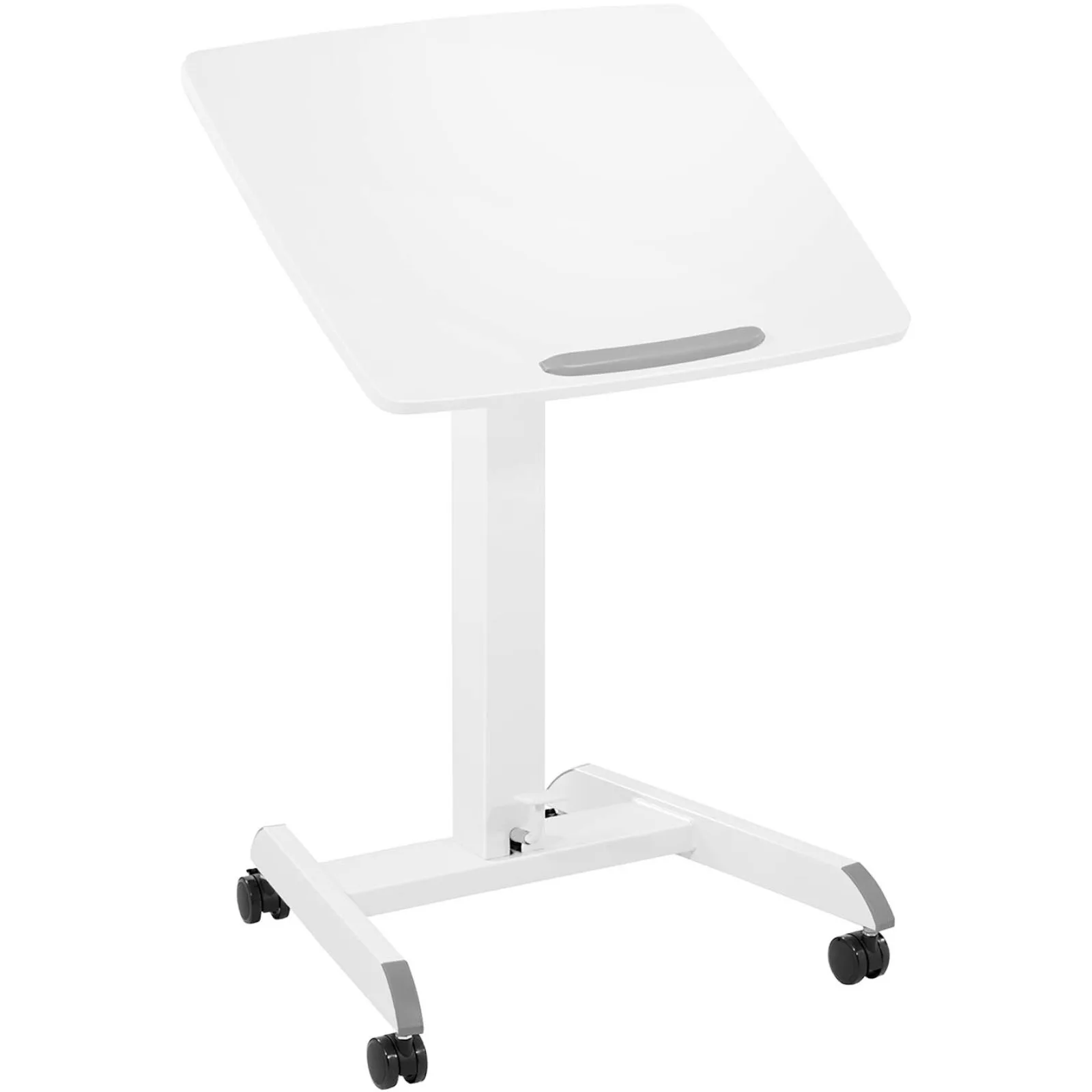 Suport pentru laptop înclinabil și reglabil, pe roți, 60 x 52 cm, 760–1130 mm 10