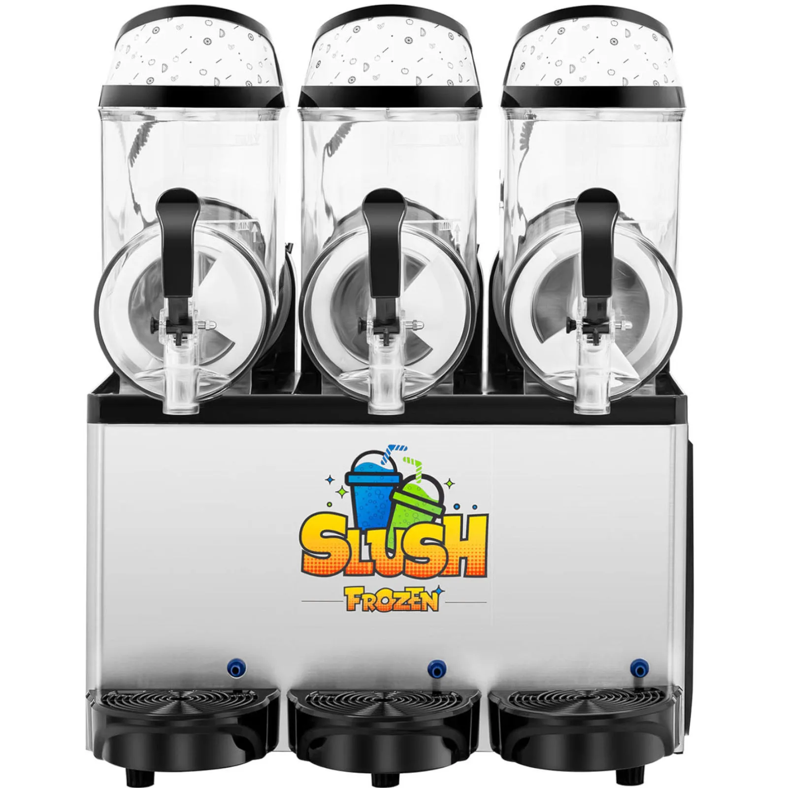 Granitor za slush, sorbe i smoothie, trodijelni, 800 W, 3 x 10 L 6