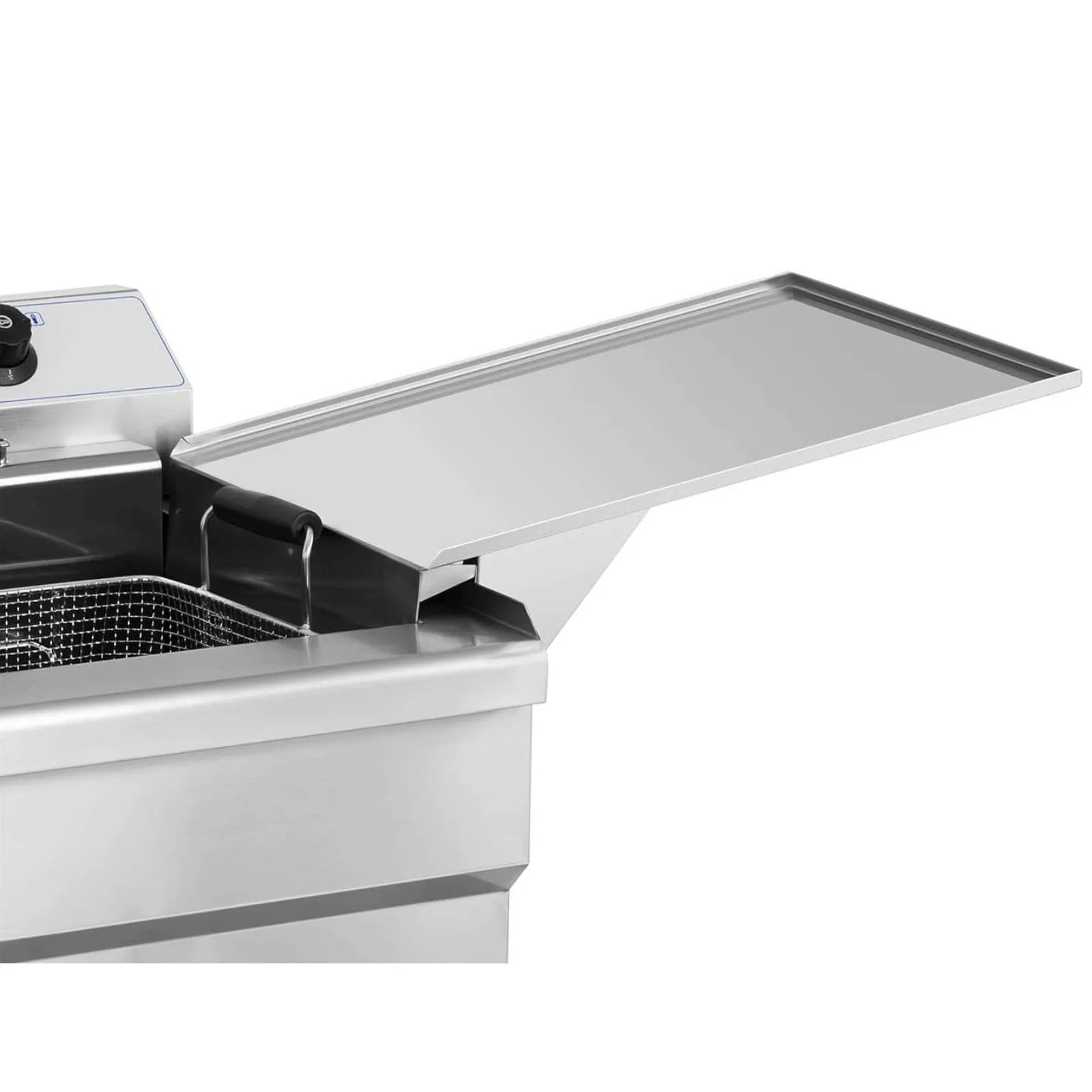 Friteuză de 9000 W, 30 L, 400 V pentru pește și cartofi prăjiți, cu tavă de scurgere 5