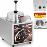 Elektrischer Schokoladensauce-Wärmer mit Auslauf, 4,5 l, 500 W