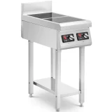 Kuchnia indukcyjna 2 palnikowa wolnostojąca 400 V 2 x 3500 W 2