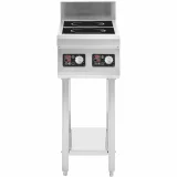 Kuchnia indukcyjna 2 palnikowa wolnostojąca 400 V 2 x 3500 W 6