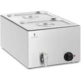 Bemar podgrzewacz elektryczny z kranem 2 x GN 1/2 600 W 2
