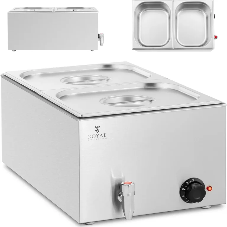Bemar elektromos melegítő csapokkal, 2 x GN 1/2, 600 W