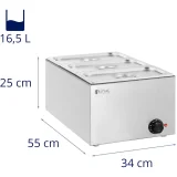 Elektrischer Warmhaltebehälter 3 x GN 1/3 640 W 7