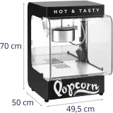 Aparat de popcorn 4-5 kg/h 1,2 L negru 5