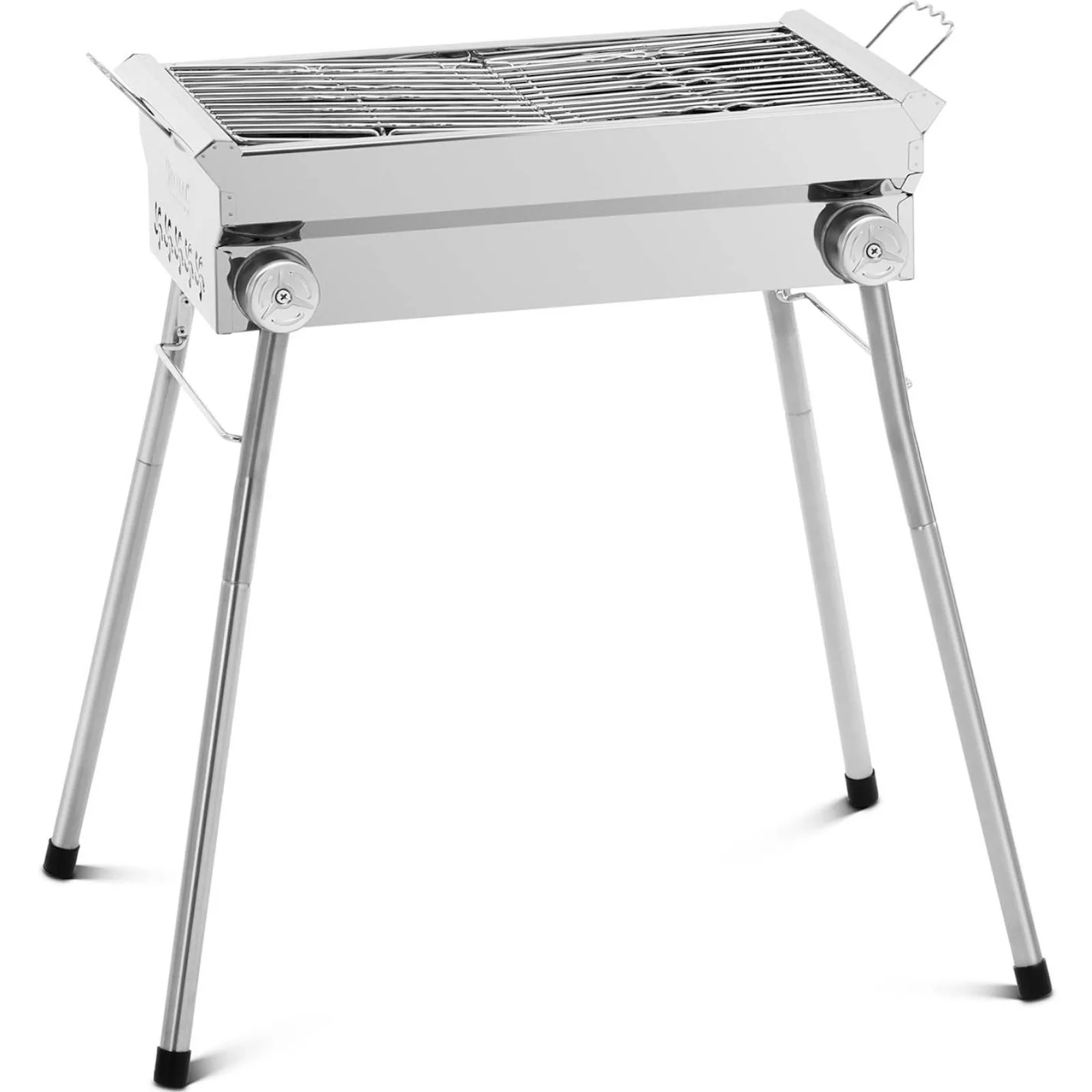 Összecsukható szénparázsas grill 43 x 25 cm-es rácsokkal 2