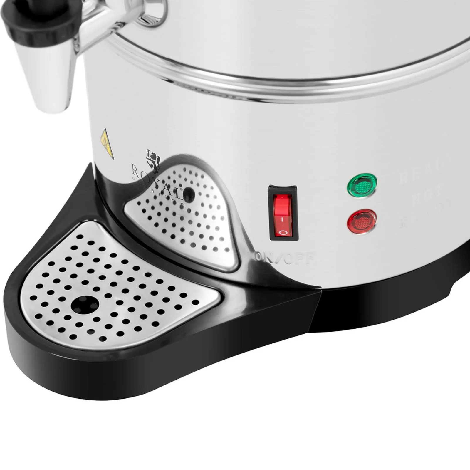 Kávé- és teafőző csapokkal és cseppfelfogó tálcával, 1200 W, 9 l 5