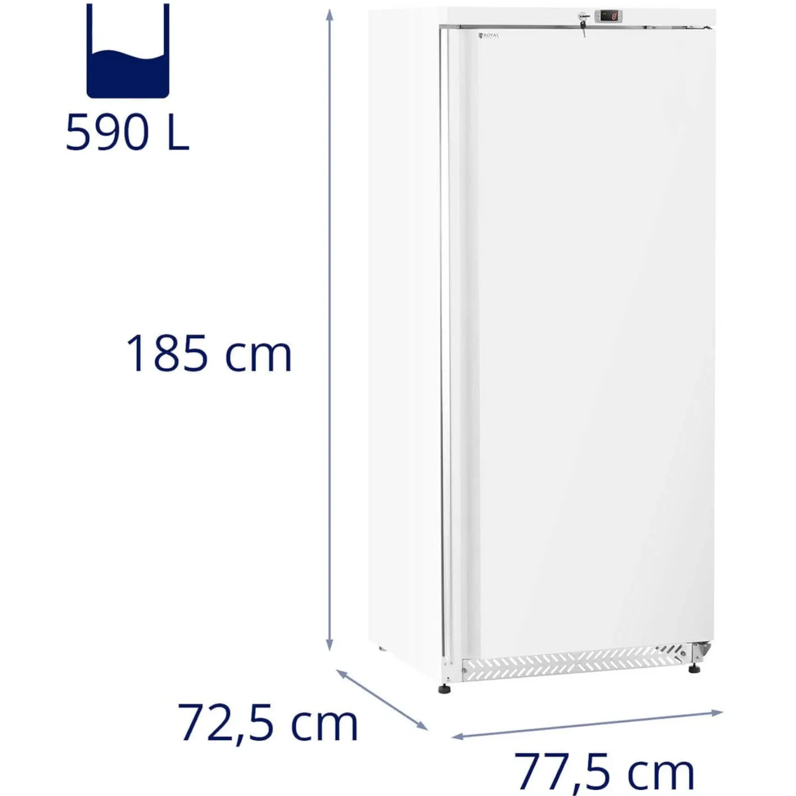 Frigider comercial STAL, 4 rafturi, 590 L, 228 L - alb 9