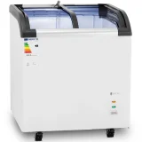 Zamrażarka skrzyniowa przeszklona do lodów mrożonek 180 l 180 W 2