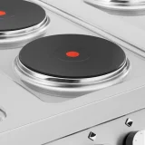 Elektroherd mit 6 Kochstellen, Heißluftofen und Unterschrank, 400 V, 15.600 W 4