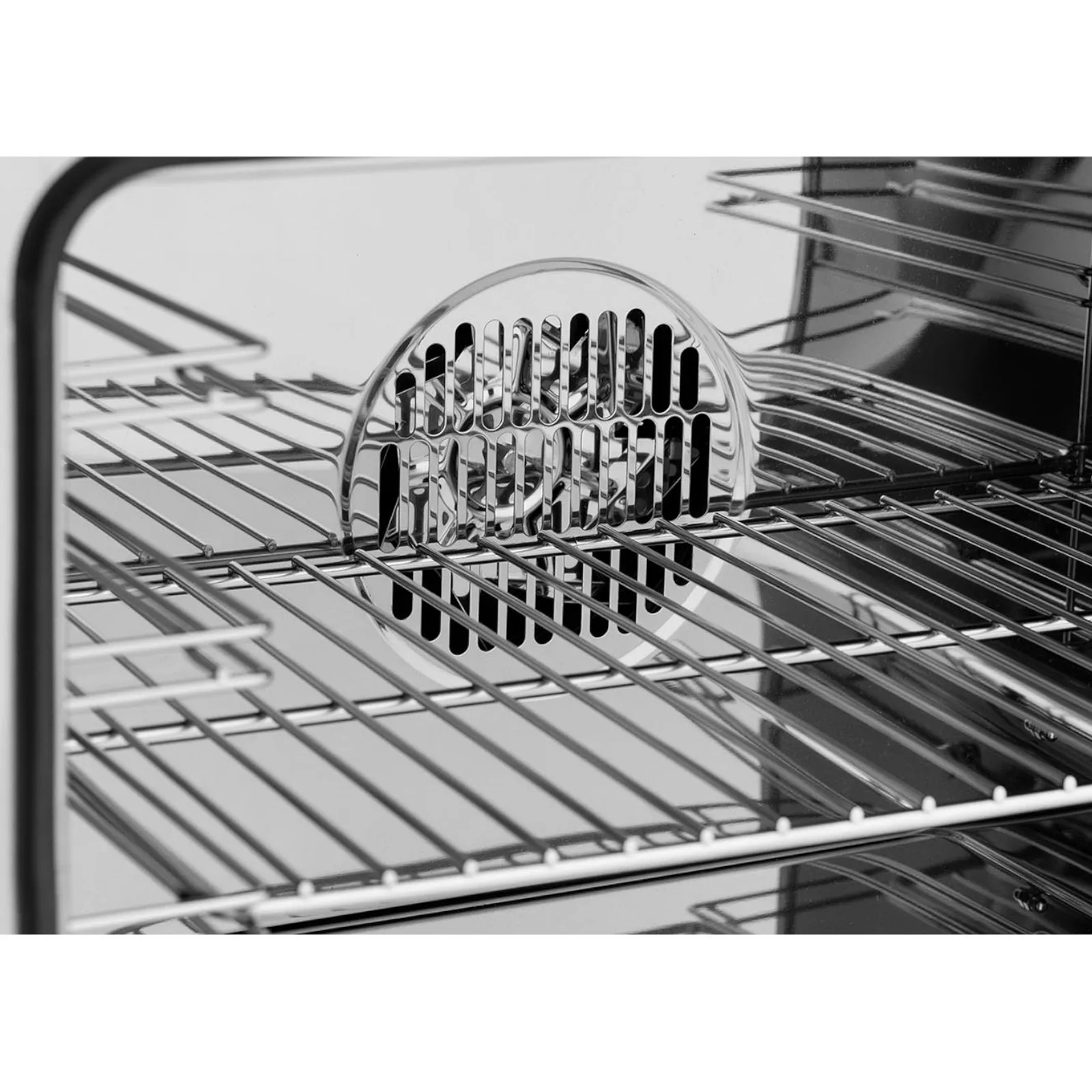 6-burner electric range with convection oven and cabinet, 400 V, 15,600 W 5