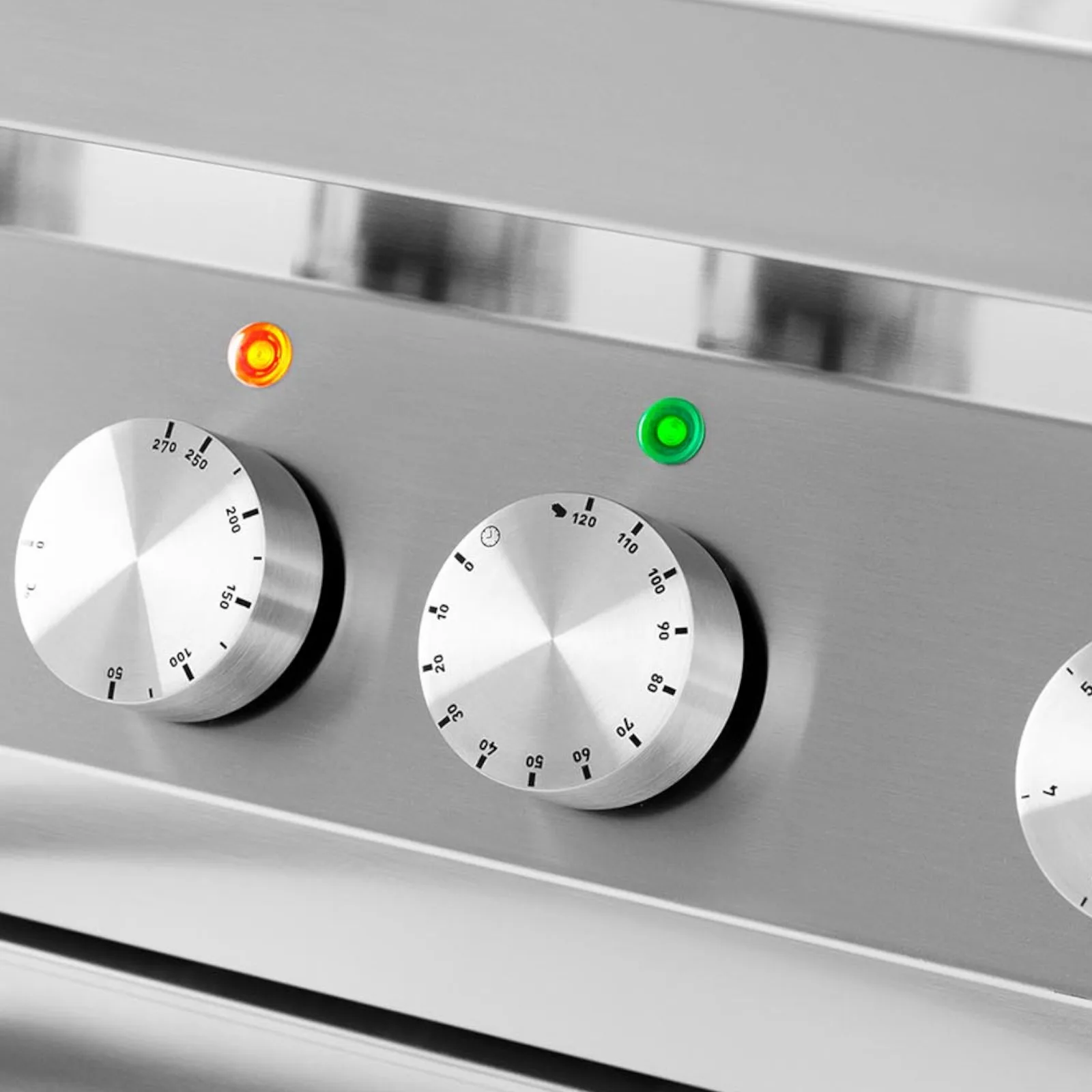 6-burner electric range with convection oven and cabinet, 400 V, 15,600 W 6