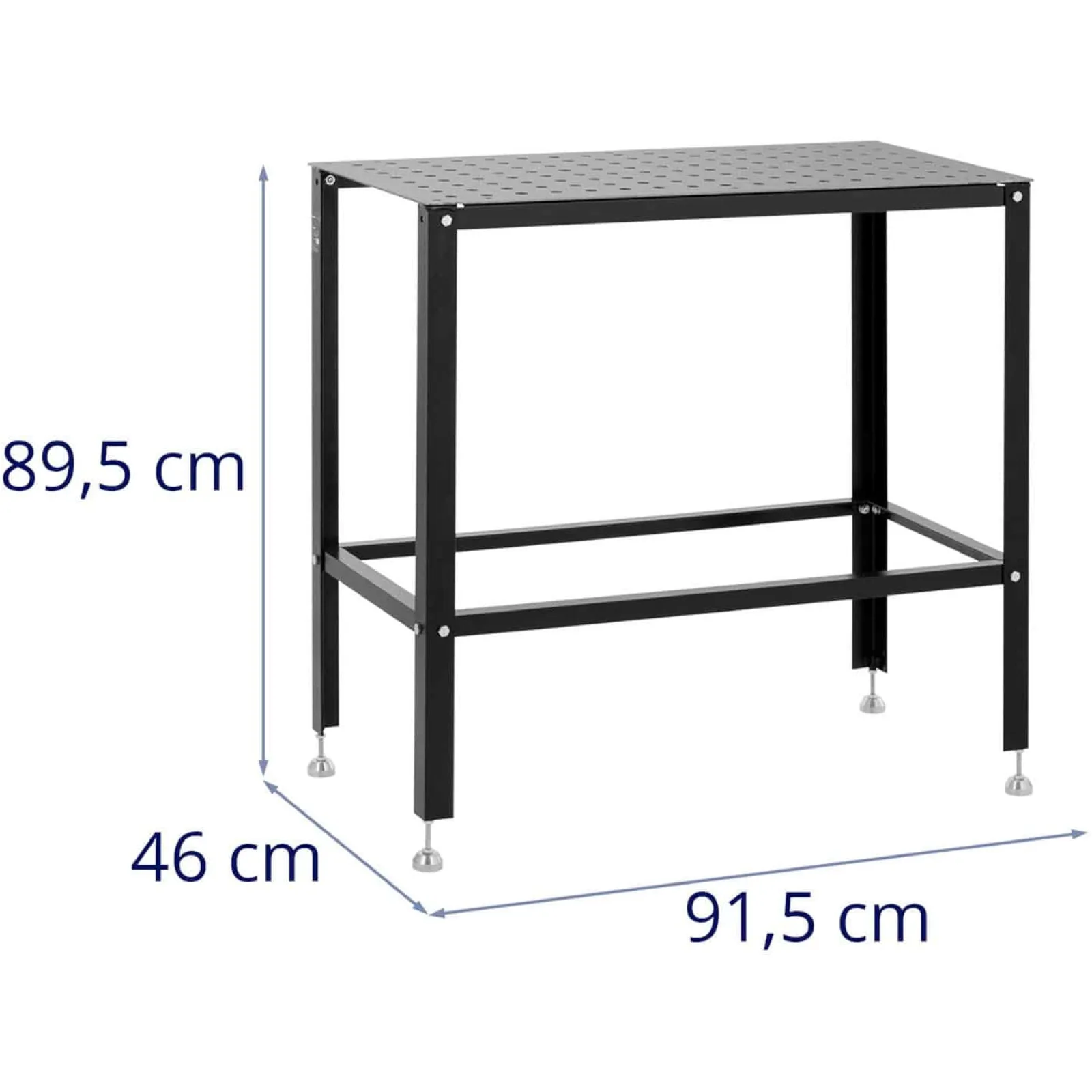 Stół spawalniczy montażowy perforowany blat 3 mm 91.5 x 46 cm do 100 kg 4
