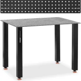 Masă de sudură și asamblare cu blat perforat, 10 mm, 120 x 80 cm, până la 150 kg